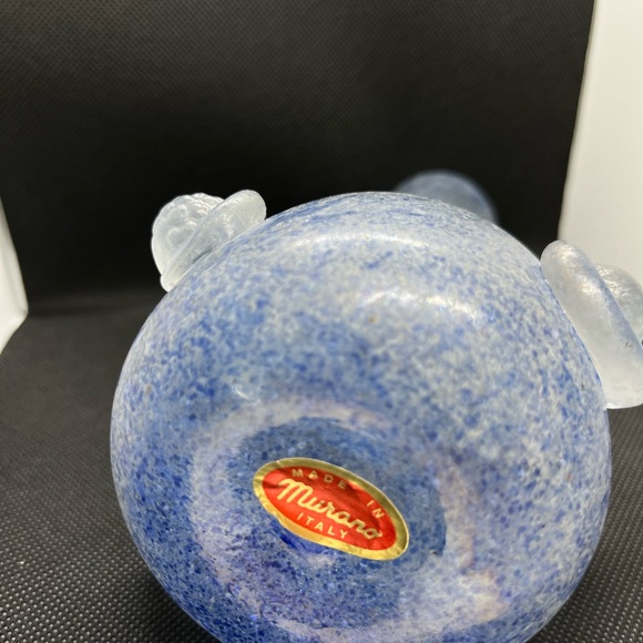 Vintage Murano Scavo Glass Vase - Picture 4 of 8